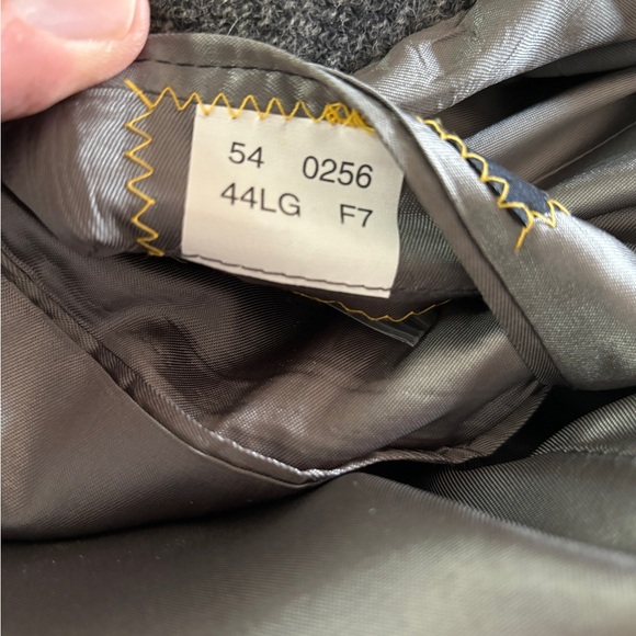 Brooks Brothers Fitzgerald Harris Tweed black herringbone jacket 44L - Picture 10 of 12